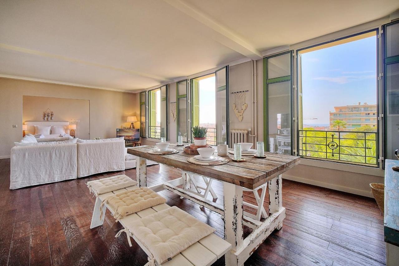 Immogroom - Large Apartment - Parking - Air Conditioning - Sea View - Wifi Cannes Kültér fotó